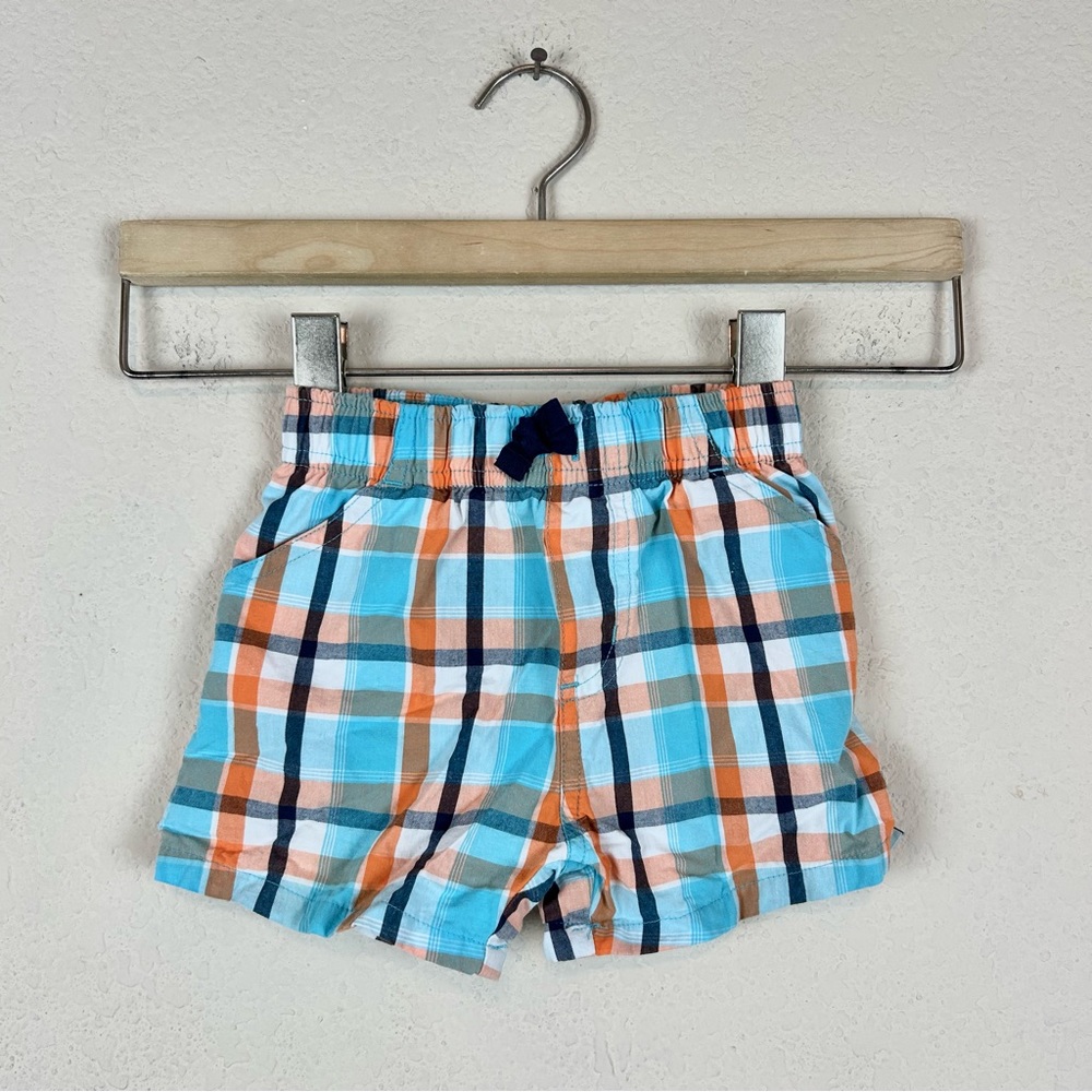 Garanimals Plaid Boy Swim Trunks/Shorts Sz 12M